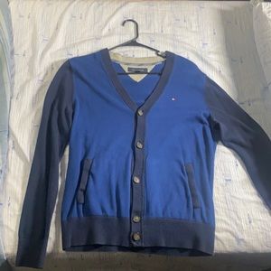 Navy blue Tommy hillfiger cardigan sz: M